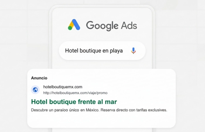 Campañas de Google Ads y Meta Ads para hoteles – Rincones.mx